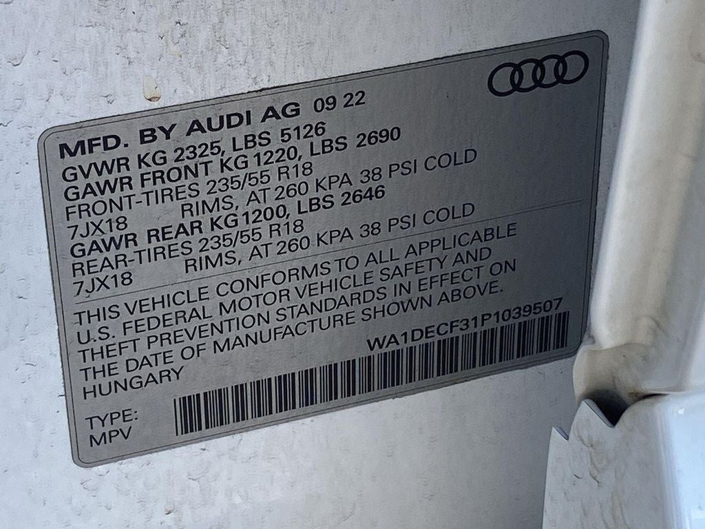 2023 Audi Q3 S line Premium